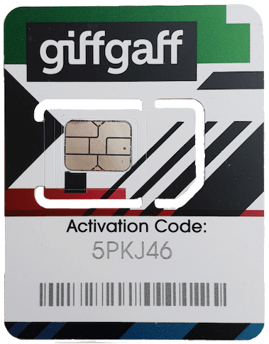 Activation Code giffgaff SIM