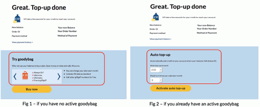 How to top up giffgaff credit